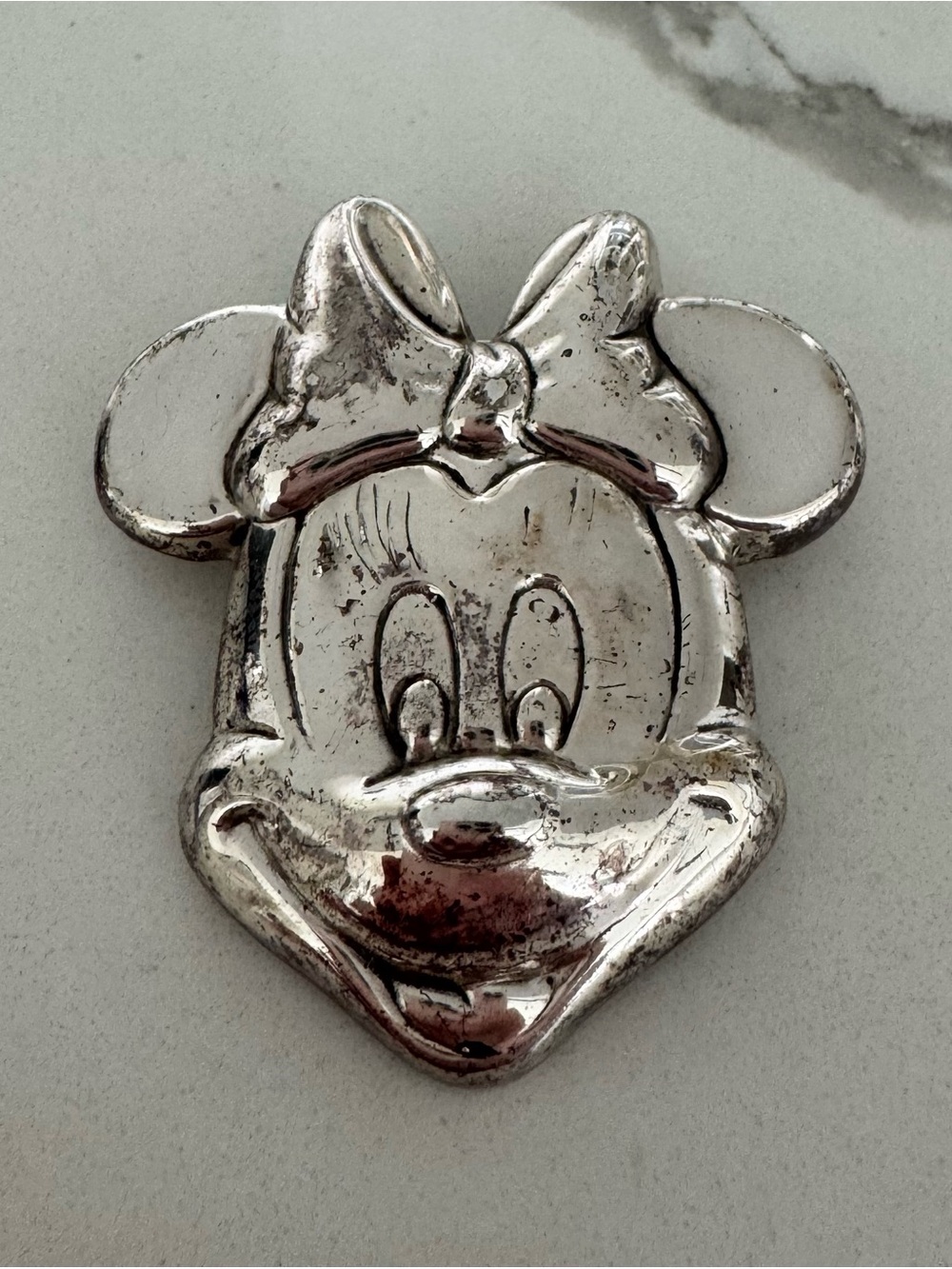 Sterling Silver Minnie Mouse Vintage Pin